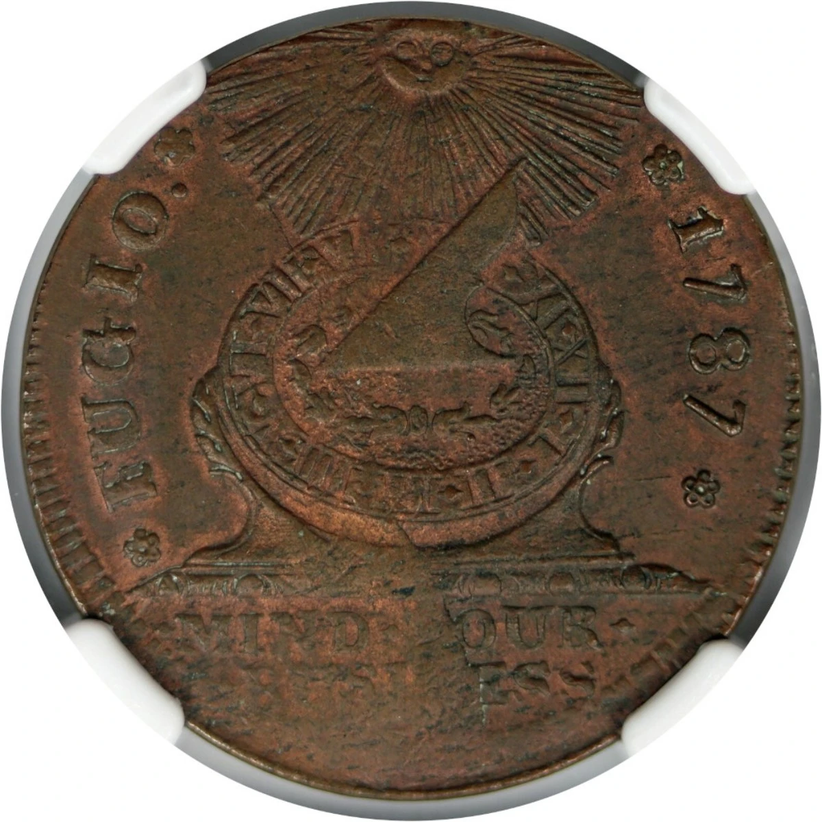 1776-1783-Continental-Dollar--Newman-1-C---W-8445---Rarity-3---Curency---Pewter